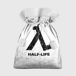 Мешок для подарков Half-Life с потертостями на светлом фоне, цвет: 3D-принт