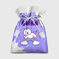 Мешок для подарков Вика кошка единорожка, цвет: 3D-принт