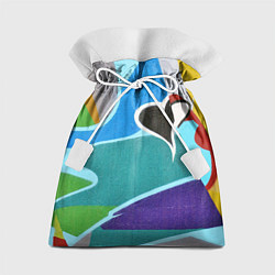 Мешок для подарков Граффити сердце, цвет: 3D-принт