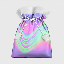 Мешок для подарков Цветные волны, цвет: 3D-принт