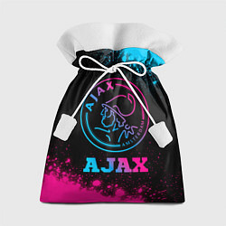 Мешок для подарков Ajax - neon gradient, цвет: 3D-принт