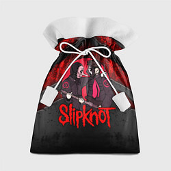 Мешок для подарков Slipknot black and red, цвет: 3D-принт