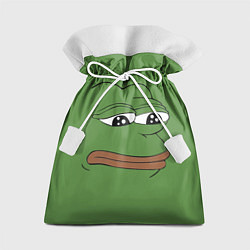 Мешок для подарков Лягушонок Pepe грустит, цвет: 3D-принт