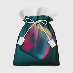 Мешок для подарков Абстрактный огромный куб, цвет: 3D-принт