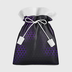 Мешок для подарков Броня из стали неоновый градиент, цвет: 3D-принт