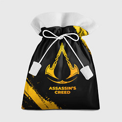 Мешок для подарков Assassins Creed - gold gradient, цвет: 3D-принт