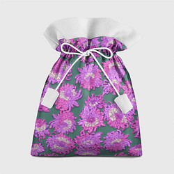 Мешок для подарков Яркие хризантемы, цвет: 3D-принт