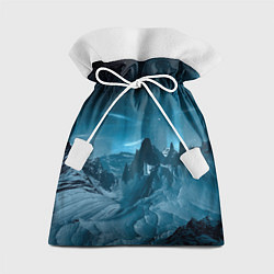 Мешок для подарков Снежные горные вершины, цвет: 3D-принт