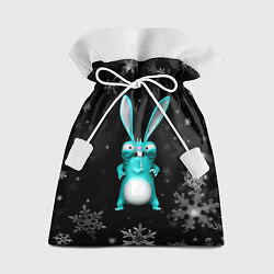 Мешок для подарков Cheeky rabbit celebrates the new year, цвет: 3D-принт