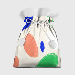 Мешок для подарков Разноцветные пятна, цвет: 3D-принт