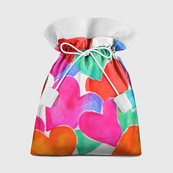 Мешок для подарков Сердечный день, цвет: 3D-принт