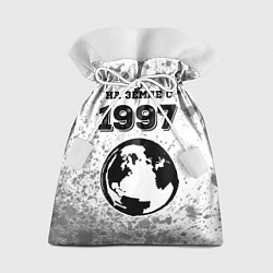 Мешок для подарков На Земле с 1997: краска на светлом, цвет: 3D-принт