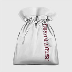 Мешок для подарков Fullmetal Alchemist минимализм и надпись, цвет: 3D-принт