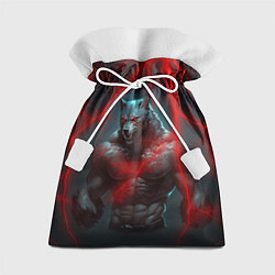 Мешок для подарков Брутальный оборотень, цвет: 3D-принт