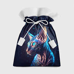 Мешок для подарков Кот сфинкс и искорки, цвет: 3D-принт