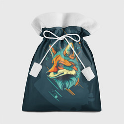 Мешок для подарков Загадочный лис, цвет: 3D-принт