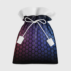 Мешок для подарков Abstract hexagon fon, цвет: 3D-принт