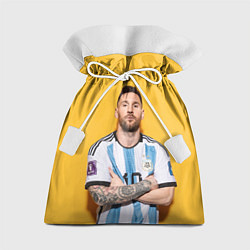 Мешок для подарков Lionel Messi 10, цвет: 3D-принт
