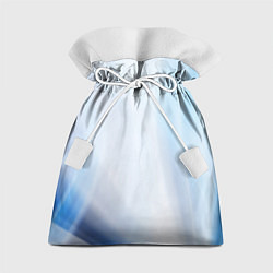 Мешок для подарков Светлые синие и голубые волны, цвет: 3D-принт