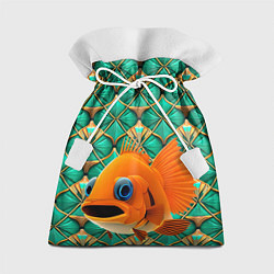 Подарочный мешок Сказочная золотая рыбка