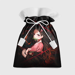 Мешок для подарков Nezuko Demon Slayer art, цвет: 3D-принт