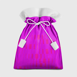 Мешок для подарков Паттерн в стиле модерн розовый яркий, цвет: 3D-принт