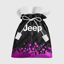 Мешок для подарков Jeep pro racing: символ сверху, цвет: 3D-принт