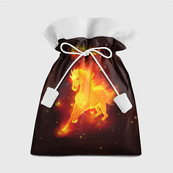 Мешок для подарков Огненный конь мчится, цвет: 3D-принт