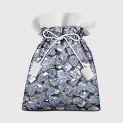 Мешок для подарков Россыпь бриллиантов, цвет: 3D-принт