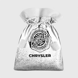 Мешок для подарков Chrysler с потертостями на светлом фоне, цвет: 3D-принт