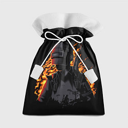 Мешок для подарков PUBG огонь, цвет: 3D-принт