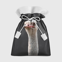 Мешок для подарков Голова страуса, цвет: 3D-принт