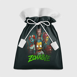 Мешок для подарков Симпсоны зомби, цвет: 3D-принт