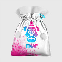 Мешок для подарков FNAF neon gradient style, цвет: 3D-принт