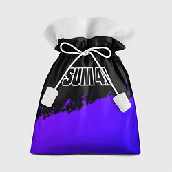 Мешок для подарков Sum41 purple grunge, цвет: 3D-принт