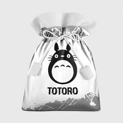 Мешок для подарков Totoro glitch на светлом фоне, цвет: 3D-принт