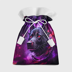 Мешок для подарков Собака космос, цвет: 3D-принт