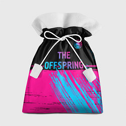 Мешок для подарков The Offspring - neon gradient: символ сверху, цвет: 3D-принт