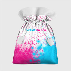 Мешок для подарков Akame ga Kill neon gradient style: символ сверху, цвет: 3D-принт