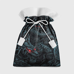 Мешок для подарков Samurai and dragon, цвет: 3D-принт