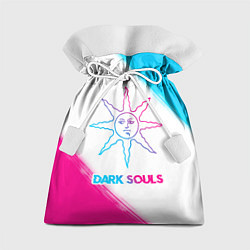 Мешок для подарков Dark Souls neon gradient style, цвет: 3D-принт