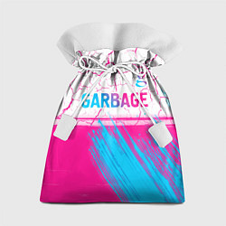 Мешок для подарков Garbage neon gradient style: символ сверху, цвет: 3D-принт