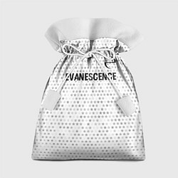 Мешок для подарков Evanescence glitch на светлом фоне: символ сверху, цвет: 3D-принт