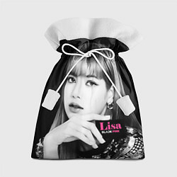 Мешок для подарков Blackpink Lisa Business card, цвет: 3D-принт