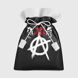 Мешок для подарков Punks not dead - анархия, цвет: 3D-принт