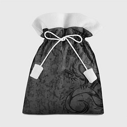 Мешок для подарков Black dragon - grunge, цвет: 3D-принт