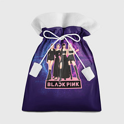 Мешок для подарков Blackpink девушки с лого, цвет: 3D-принт