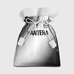 Подарочный мешок Pantera glitch на светлом фоне: символ сверху