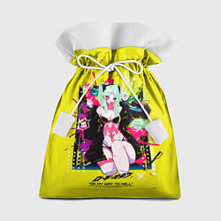 Мешок для подарков Ребекка - Киберпанк 2077, цвет: 3D-принт