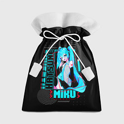 Мешок для подарков Девочка Хацуне Мику, цвет: 3D-принт